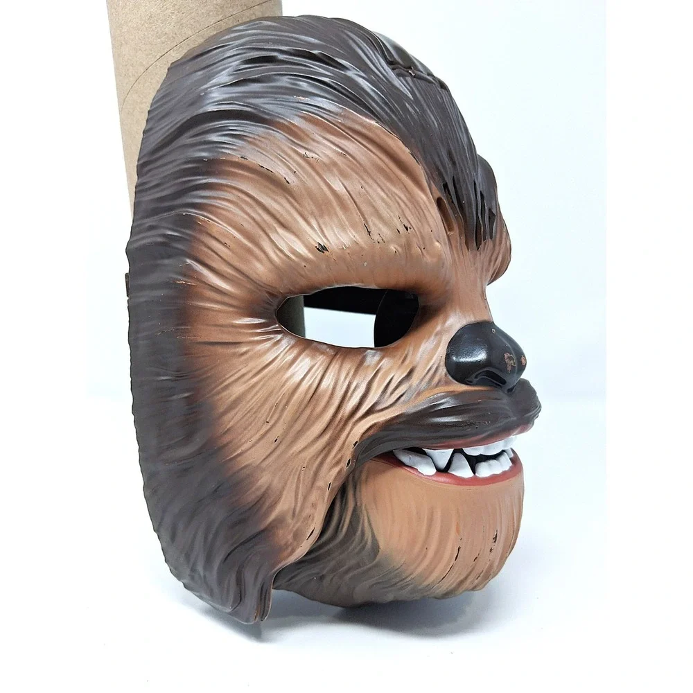Star Wars The Force Awakens Chewbacca Electronic Roaring Mask 2015 Hasbro WORKS